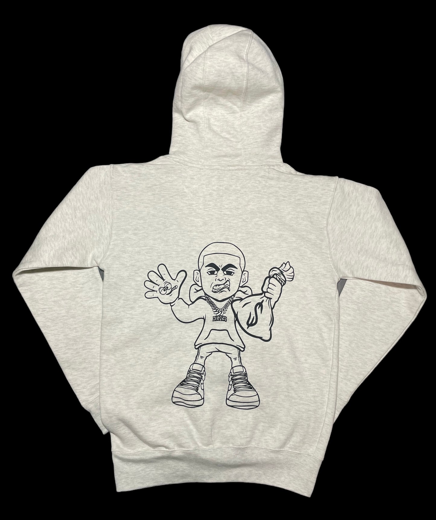 HIGH5'S "OATMEAL HEATHER" HOODIE